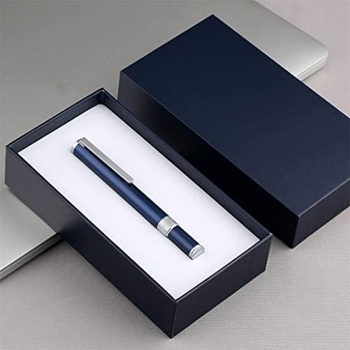 GENIGW Mini Ezüst Fountain Pen 0,5 mm Zsebében Rövid Tinta Pem az Office Üzleti