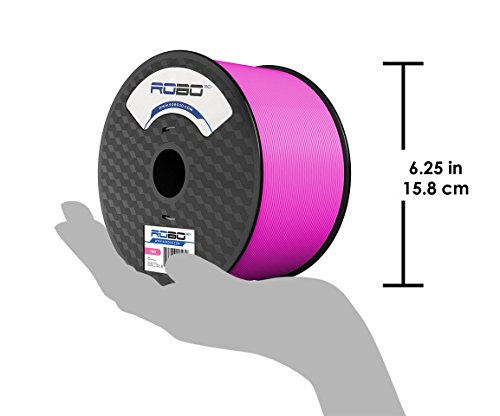 ROBO 3D PLA 3D-s Nyomtató Szálban, 1 kg Orsó, 1.75 mm-es, +/- 0.05 mm, Rózsaszín