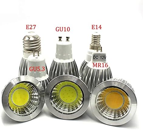 AGIPS Széles feszültség fények 5db/sok COB Led Izzó E27 E14 GU10 MR16 LED Lámpák Reflektorfénybe Szabályozható 9w 12w 15w Nagy teljesítményű