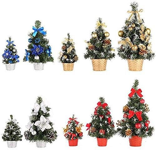 SHUISHU Asztali karácsonyfa Mesterséges Mini karácsonyfa LED String Fények, Díszek Tavaszi Esküvői Dekoráció, Karácsonyi, Húsvéti