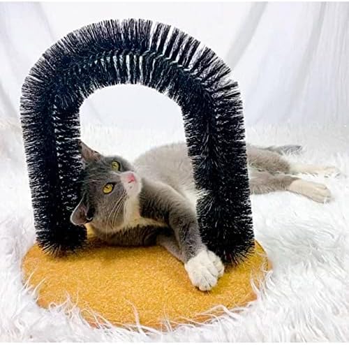 NC Vicces Pet Masszázs Arch Automatikus Ecset Macska Játék Anti-Skid Vakarja Készülék Haj Tisztító Kefe Enyhíti a Viszketést Toolfor Macskák