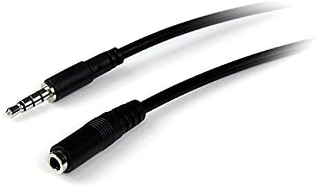 StarTech.com 2m 3,5 mm-es 4 Pozíció TRRS Fejhallgató Hosszabbító Kábel M/F - audio Hosszabbító Kábel iPhone (MUHSMF2M)