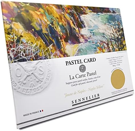 SENNELIER La Carte Pasztell Kártya Pochette, 15.75 x 11, Egyszínű Világos Szürke