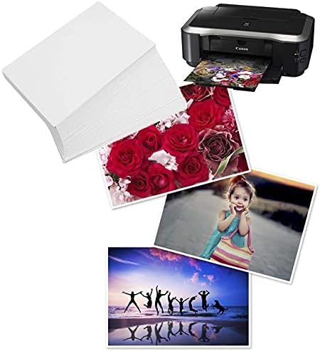 T6 500 Lap 4x 6inch 4R Fényes fotópapír Vízálló Professzionális fényképészeti Papír Működik a Tintasugaras Nyomtatók 230gsm