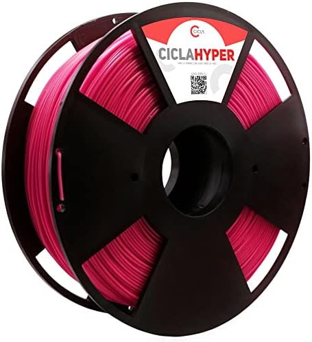 CICLA Hiper 3D-s Nyomtató PLA / Átmérő 1.75 mm, 2.2 kg, méretpontosság +/- 0.04 mm., Rózsaszín