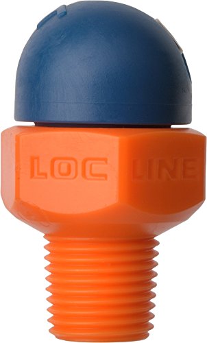 Loc-Line 79010 Acetal HPT Fúvókák (CT Stílus), 0.062, Szál Méret 1/8 (Csomag 10)