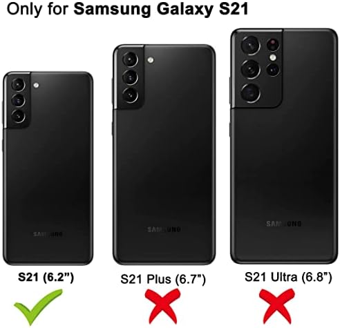 Annymall Samsung Galaxy S21 Esetben képernyővédő fólia, Teljes Test, nagy teherbírású Ütésálló Ejtési-Bizonyíték Telefon Esetében Masszív Hármas-Réteg
