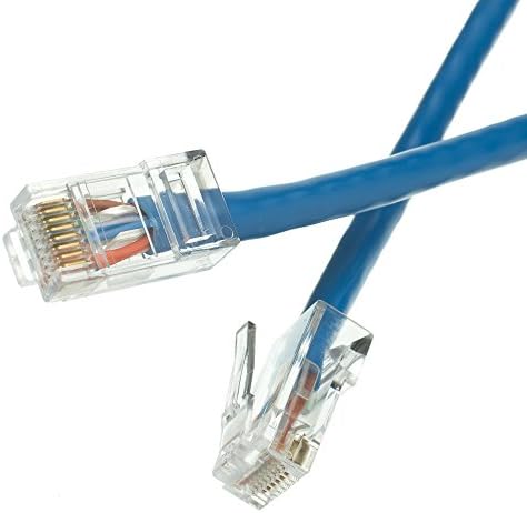 Kábel Központi LLC (Kék Cat6 Ethernet Kábel 1 Ft (Egy Csomag) Hiábavaló - Cat6 Patch Kábel-Cat 6 Patch Kábel, Cat6 Kábel, Ethernet