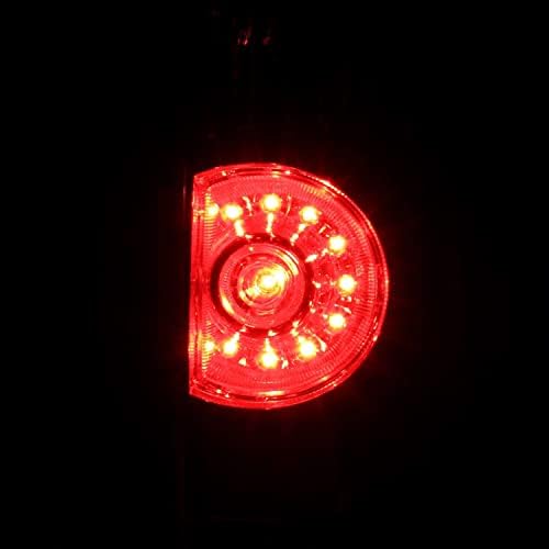 SPEC-D HANGOLÁS Vörös Lencse LED-es hátsó Lámpák Kompatibilis 2005-2015 Toyota Tacoma Bal + Jobb Pár Közgyűlés