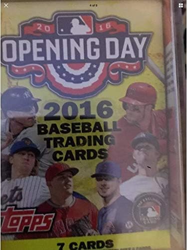 MLB Topps Nyitó Nap Baseball Blaster Doboz Kereskedelmi Kártyák, 11 csomagok