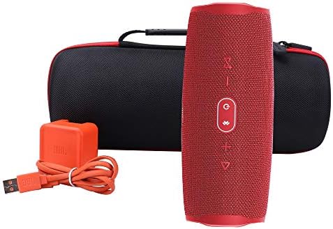 Aenllosi Kemény hordtáska Csere Illik JBL Díj 4 Vízálló, Hordozható, Vezeték nélküli Bluetooth Hangszóró (piros)