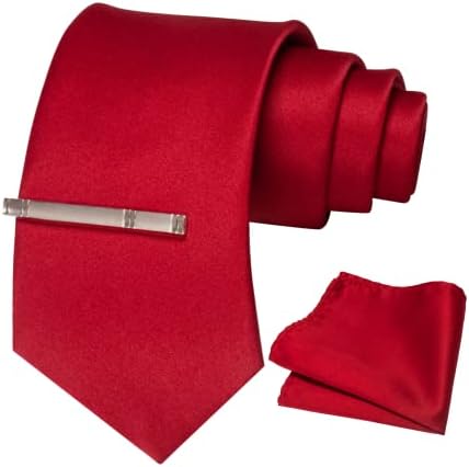 RBOCOTT egyszínű Nyakkendő, zsebkendő a nyakkendőtű Beállítja a férfiak Fél Üzleti
