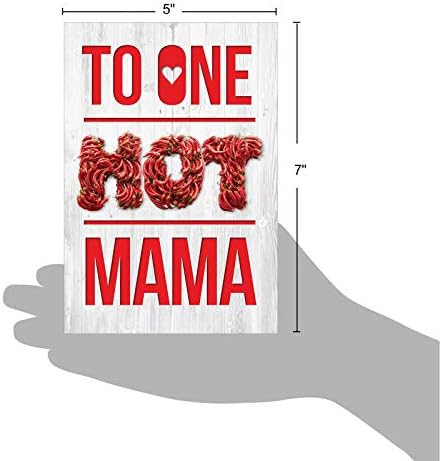 NobleWorks - Boldog anyák Napja Kártya Vicces (a Boríték) - Humor Üdvözlő Notecard Anya, Mostohaanyám - Egy Forró Mama C6774MDG