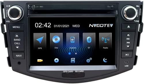 NVGOTEV autórádió DVD-Lejátszóval Navigációs Illik Toyota RAV4 2006 2007 2008 2009 2010 2011 2012 Auto Audio GPS Bluetooth Sztereó