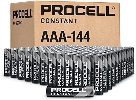 ProCell Állandó AAA Tartós Alkáli Elem (144 Db), 10 Év élettartam, Ömlesztett Érték Csomag Következetes Mérsékelt Csatorna Szakmai Eszközök