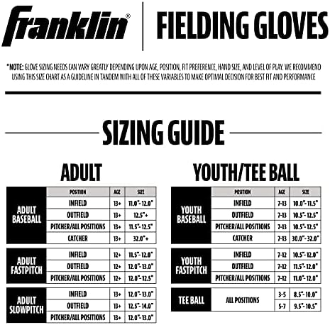 Franklin Sport a Baseball Fielding Kesztyű - Férfi Felnőtt, illetve Ifjúsági Baseball Kesztyű - CTZ5000 Marhabőr Pályán, majd a Mezőny Baseball