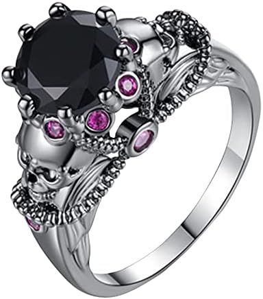 2023 Új Gyűrűk Férfi Divat Kreatív Női Egyedi Ajándék Személyiség Gyűrű Gyűrű Gyűrű Szórakoztató Ékszerek (Sokszínű, 6)