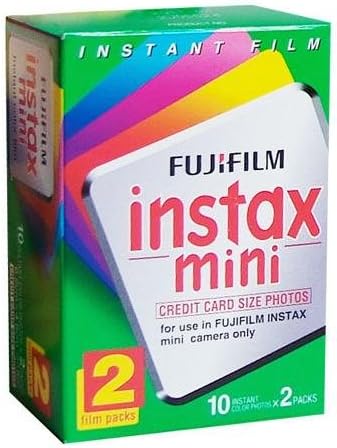 Fuji Instax Mini 25 Instant Camera + 20 Ujjlenyomat - 1 Kétágyas Csomag Film