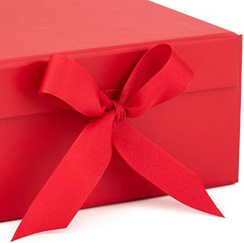 Hallmark Összecsukható Ajándék Doboz Papír Fill (Piros), Karácsonyra, Valentin Napra, Ballagásra