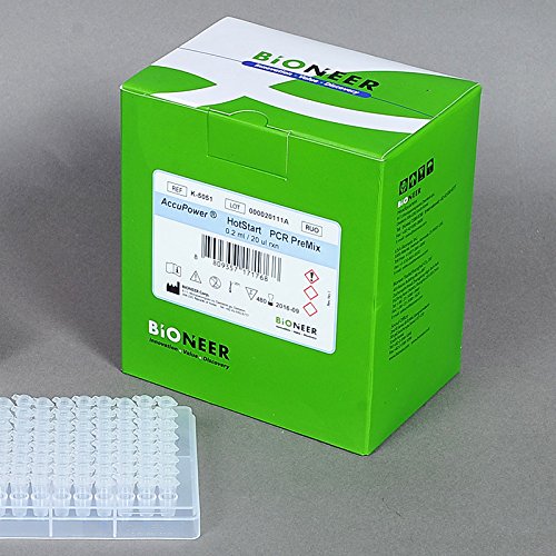 AccuPower HotStart PCR PreMix (K-5051, 20, 0.2 ml-es tubus, a 8-cső, szalag, 480 csövek, Premix, 1, K-5051)